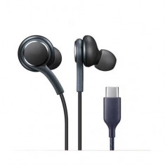 Casti in ear, Type-C pentru AKG Samsung Galaxy A53/S10 5G/NOTE 10/NOTE 10 Plus/S20 4G/S20 5G /S20 Plus, EO-IG955, microfon, Negru