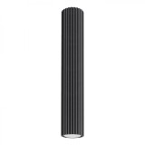 Lampă De Tavan Karbon Negru Din Aluminiu, 1 Bec Tub Minimalist De Interior.