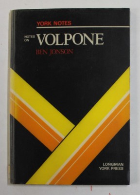 NOTES ON BEN JONSON &amp;#039;S &amp;#039;&amp;#039; VOLPONE &amp;#039;&amp;#039; by DOUGLAS DUNCAN , 1980, PREZINTA PETE SI HALOURI DE APA foto