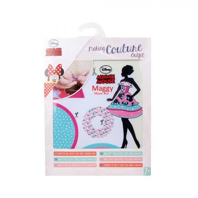 Set de croitorie hainute pentru papusi Couture Disney Maggy Minnie Bow, Dress Your Doll EduKinder World foto