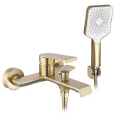 Baterie pentru cadă REA Hass Brush Gold