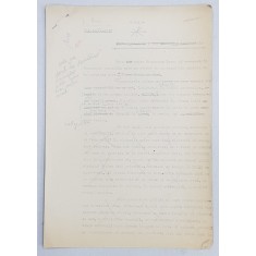 GEO BOGZA - ORELE ORASULUI - ARTICOL PENTRU ZIAR , DACTILOGRAFIAT , CU CORECTURILE, MODIFICARILE SI ADAUGIRILE OLOGRAFE ALE AUTORULUI , 1937