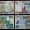 LOT SET 4 bancnote ZAMBIA 2 5 20 1000 KWACHA 1980 - 2009 UNC necirculate **