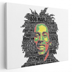 Tablou afis Bob Marley cantaret 2308 Tablou canvas pe panza CU RAMA 70x100 cm