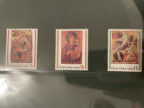 Cipru - serie timbre pictura religie craciun nestampilata MNH, Nestampilat
