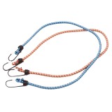 Corzi elastice din cauciuc 100 cm, set 2 bucati, cu carlige metalice