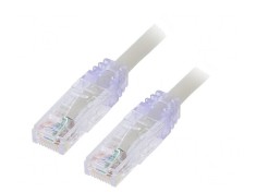 Patch cord U/UTP Cat6 5m Gri LSZH