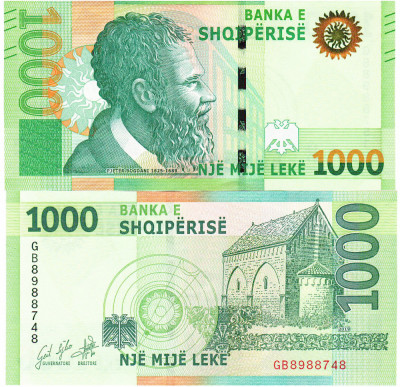 Albania 1 000 Leke 2019 P-78 UNC foto