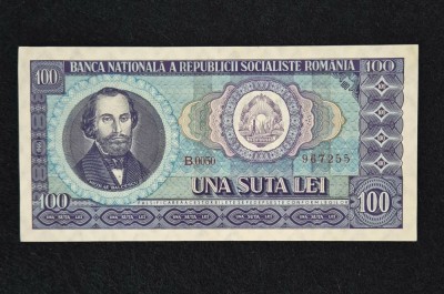 Bancnota 100 LEI 1966 foto