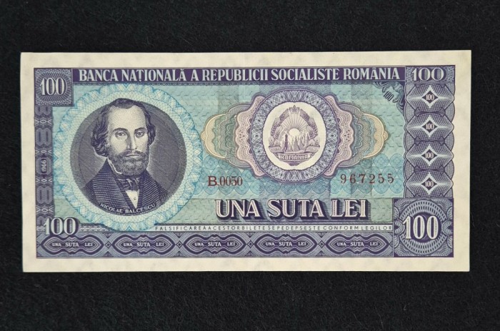 Bancnota 100 LEI 1966