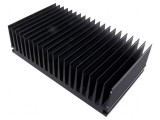 Radiator extrudat neagru 150x265x74 mm