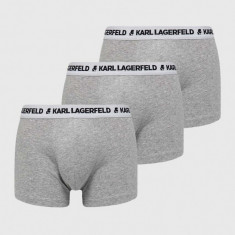 Karl Lagerfeld Boxeri bărbați, culoarea gri