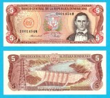 Republica Dominicana (pick 118) 5 Pesos Oro 1988 UNC; Seria tipărită de TDLR (Thomas De La Rue &amp; Co.)