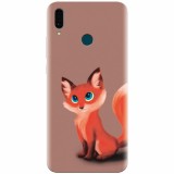 Husa silicon pentru Huawei Y9 2019, Fox Cartoon Animal And