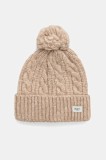 Pepe Jeans căciulă din amestec de l&acirc;nă culoarea bej, PL0400004