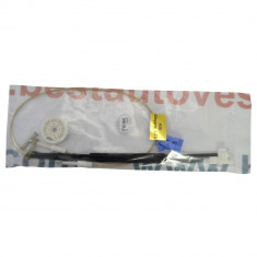 Kit reparatie macara geam fata Renault Megane 1 4/5 Usi 1995-1999 Renault Scenic 09.1999-06.2003 electrica fata partea dreapta (cablu role si suport g foto