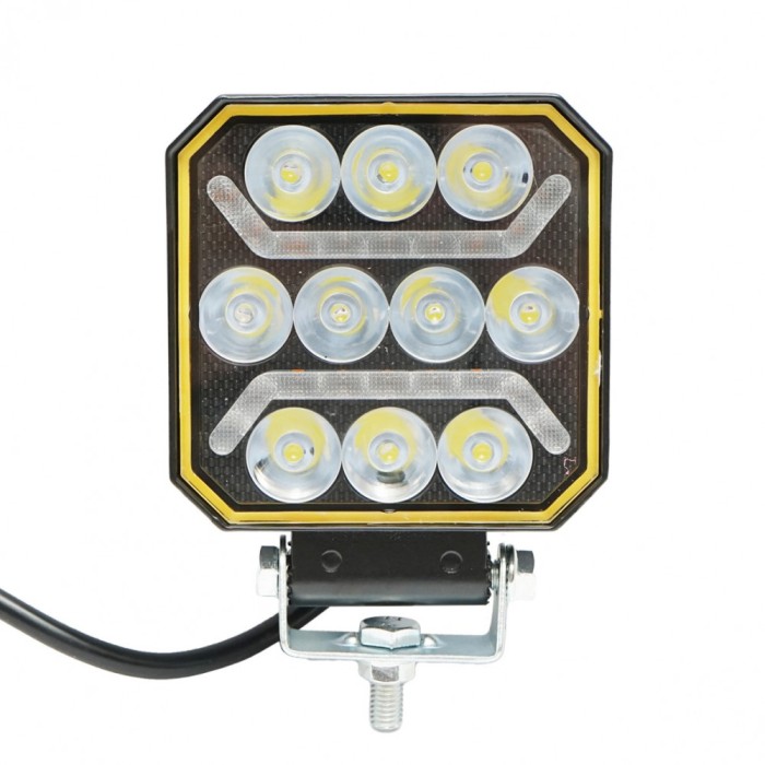 Proiector LED 10-30V 15W 101x101x32mm cu accesorii de prindere