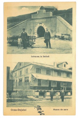 2016 - OCNA SUGATAG, Maramures, Mine, Market - old postcard - used - 1905 foto