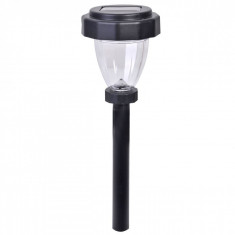 Lampa solara LED, tip tarus, 34 cm, negru foto