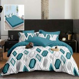 LENJERIE FINET 6 PIESE CU HUSĂ &ndash; 160&times;200 ȘI 180&times;200 (TRINITY-H)