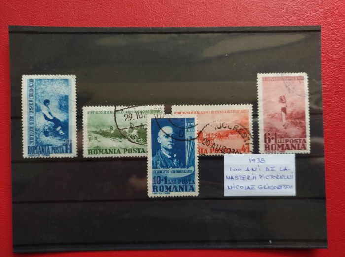1938 - 100 DE ANI DE LA NASTEREA PICTORULUI NICOLAE GRIGORESCU