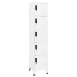 Cumpara ieftin Fiset, alb, 38x40x180 cm, otel