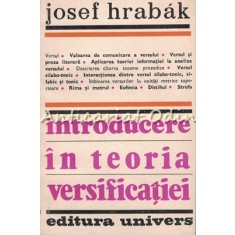 Introducere In Teoria Versificatiei - Josef Hrabak