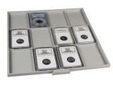 Cumpara ieftin Sertar pentru monede in capsule slabs, BEBA-Maxi, 68 x 93 mm x 12 locasuri