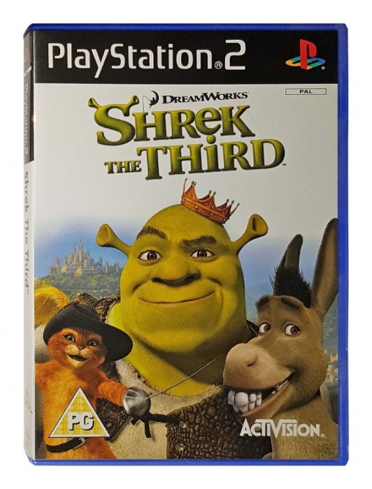 Joc PS2 SHREK THE THIRD 3 PlayStation 2 colectie retro ca nou