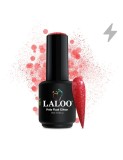 Lac gel Pride Flash Glitter 09 Red Laloo 15ml