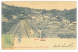 5671 - DOFTANA, Prahova, SALT Mine, railway, Litho, Romania - old postcard - used - 1902 - TCV