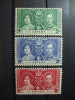 CEYLON 1937 SERIE INCORONAREA GEORGE VI MH, Nestampilat