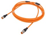 Cablu LUMBERG AUTOMATION M12 4 pini 4m pentru senzori și automatizări 230VDC