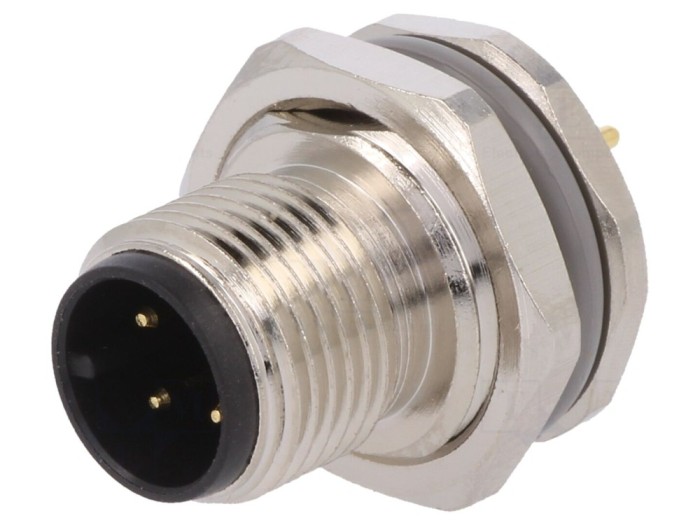 Conector M12 tată IP67, 4 pini