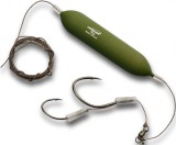 Montura Somn Climax Cult Lobworm RIG, 2 x Carlige Nr. 7/0 si Nr. 9/0, 0.92mm/80kg, 180cm