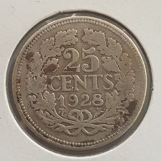 a71 Olanda 25 centi 1928 foto