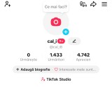 V&acirc;nd cont de tiktok de 1k pe romania