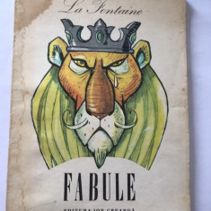 LA FONTAINE - FABULE, 1980, ilustratii de Eugen Taru