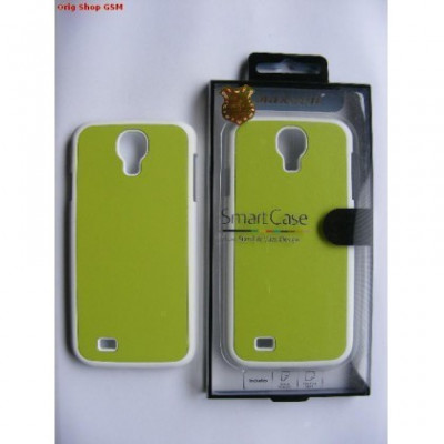 Husa Capac Maxcell Samsung Galaxy S4 I9500 Verde/Alb Blister foto