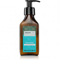 Arganicare Argan Oil & Shea Butter Hair Serum ser fortifiant pentru păr uscat și deteriorat 100 ml