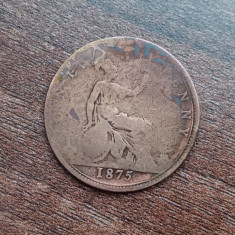 M3 C50 - Moneda foarte veche - Anglia - one penny - 1875