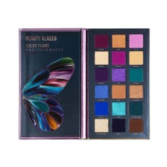 Trusa machiaj farduri de ochi, Beauty Glazed, Color Flame, B110