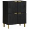 vidaXL Dulap, negru, 60x33x75 cm, lemn prelucrat 4017674