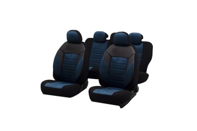 Set Huse Scaun Diamond Albastru 99550 TM-306 foto