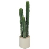 HOMCOM Plantă artificială Cactus mare 95 cm cu ghiveci, realist pentru casă, birou, verde | Aosom Romania