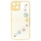 Toc TPU Smiley Chain Apple iPhone 13 Yellow