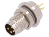 Conector M8 tată, 4 pini, IP67