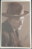 Fotografie tip Carte Postala, Barbat cu palarie si ochelari, 1926