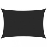 Cumpara ieftin Panza parasolar, negru, 4x5 m, HDPE, 160 g/m&sup2;