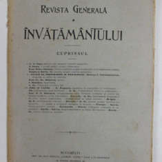 REVISTA GENERALA A INVATAMANTULUI , ANUL VII , NR. 10 , MAI , 1912